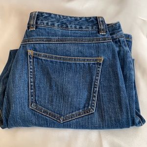 Talbots denim capris size 12